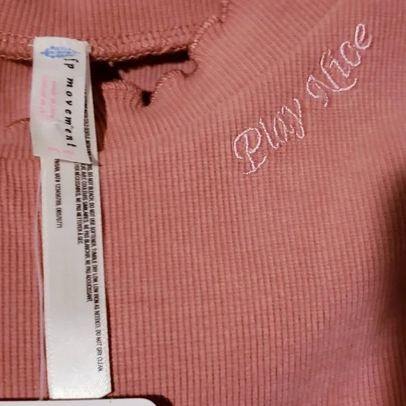 NWT! Free People Play Nice Crop Top in “Nude’s the Mood” - Size Women’s Medium - Picture 5 of 10